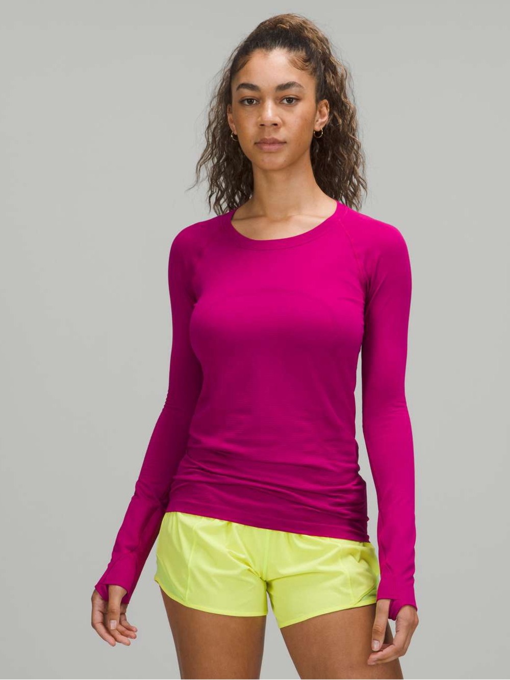 174. Lululemon Swiftly Tech Long Sleeve Shirt 2.0 Ripened Raspberry